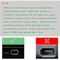 Miniatyrbild 6 av 8: USB-kabel (hane till Firewire IEEE1394a hane, med 4 stift, för enheter
