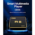 Miniatyrbillede 6 af 7: Q96 R8 TV-boks Android 10 Iptv Allwinner H313 Quad Core 2.4g 5g Dual Wifi Uhd Hdr10 4k Mediaafspiller H. 265 8gb 128gb Hem(4GB＋32GB) 4GB＋32GB