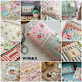 Miniatyrbillede 5 af 5: Pakke med 50 bomuldsstof patchworkstof 100% bomuldsstof DIY