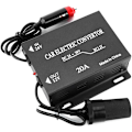 Miniatyrbillede 1 af 5: 24V til 12V konverter - 20A bilspændingsreducer strømkonverter aluminiumslegering step-down transformator