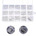 Miniatyrbillede 5 af 5: 150 stk 15 sorter 304 rustfrit stål splitsplint kit M1 M3