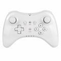 Miniatyrbilde 1 av 5: Wii U-kontroller, oppladbart Bluetooth-dobbelt analog kontroll White