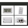 Miniatyrbild 6 av 6: Mini LCD Hygrometer / Termometer Vit 2-pack