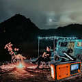 Miniatyrbilde 10 av 11: Vevradio, 4000mAh Powerbank Solcelle-vevradio, AM/FM/WB/NOAA og Varsling Bærbar Væradio