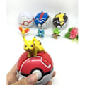 Pikkukuva 1 / 5: 4 P-okémon Heitä ja Poppaa Poke-pallo Actionhahmo Leikkiseti zdq