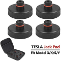 Miniatyrbilde 4 av 5: Tesla Model 3 / Y/s/x Jack Pad Puckar Jack Lift Pad Adapter Verktyg med förvaringsbox (skyddar batteri och chassi) null ingen
