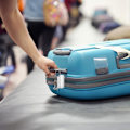 Miniatyrbillede 3 af 5: 6 Sølvfarvede Fly Bagagemærker Aluminium Legering Kuffertmærker [YDE]