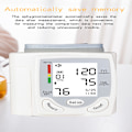 Miniatyrbillede 4 af 5: Bærbar automatisk blodtryksmåler medicinsk digital LCD-display W