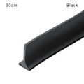 Miniatyrbillede 1 af 10: Vandtætningstrimme Vandtætningstrimme TRANSPARENT 150CM Sort Black 50cm