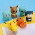 Miniatyrbillede 3 af 6: Anime Pikachu Bulbasaur Charmander Squirtle Eevee Snorlax Tegneseriefigurer Vokal Badelegetøj