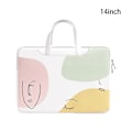 Miniatyrbillede 1 af 5: Laptop Sleeve i PU-læder til bærbare computere, håndtaske til kvinder, 12 tommer, 13,3 tommer, 14 tommer og 15,6 tommer