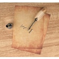 Pikkukuva 7 / 7: 100 arkkia antiikkipaperia Vintage Absofine Old Casanova Keskiaikainen kirjapaperi DIN A4 Molemmat puolet 100 g
