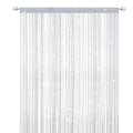 Miniatyrbilde 1 av 6: Trådgardiner Dør Myggnett, Elegant Avdeler Duskgardin for Hjeminnredning, Skillevegg for Dører og Vinduer, Hvit (100x200cm)