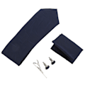 Miniatyrbilde 4 av 7: Slips for menn Utsøkt myk herre business dress formell bekledning skjorte slips dekorasjon gaveeske SetK15 0.1