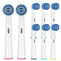 Pikkukuva 1 / 11: 8-pack känsliga tandköttsvårdsborsthuvuden som är kompatibla med Oral B Braun elektrisk tandborste. Mjuk borst för överlägsen och skonsam rengöring 8cs/Pack