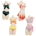 Miniatyrbillede 1 af 5: Demon Slayer Cosplay Kostume Bikini Strand Sommer Badedragt Sæt Agatsuma Zenitsu Agatsuma Zenitsu S