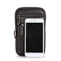 Miniatyrbild 5 av 10: Herr Äkta Läder Mode Telefonväska Bältesväska Axel Crossbody Midjepaket