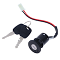 Miniatyrbild 3 av 5: 1Set 2-trådigt tändningslås med 2 nycklar On-Off lås för elektriska apparater