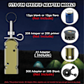 Miniatyrbild 3 av 4: Perimeter Trip Alarm 12 Gauge Camp Trip Wire Alarm Device med .22 Option Early Warning Security System för Camping_Italiensk Design