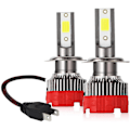 Miniatyrbillede 1 af 4: H7 LED-forlygter 6000k Fjernlys Nærlys 55w 8000