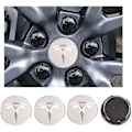 Miniatyrbild 2 av 5: Tesla Model 3/X/S/Y Navkapsel Navkapsel Navkapsel Modifieringstillbehör Silver (FMY)