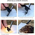 Miniatyrbilde 3 av 5: Fire Stone Kit 7 i 1, Overlevelseskit - Ildstarter Type Flint Overlevelseslys