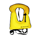 Miniatyrbilde 1 av 3: Barn Bærbar Oppblåsbar Flytevest Snorkelvest yellow