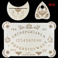 Miniatyrbilde 1 av 9: Divinasjonspendelbrett i tregravert magisk tavle Ouija Boa - Perfekt 12