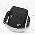 Miniatyrbild 6 av 10: Herrar Crossbody-väskor Axelväska BLÅ 4 DRÄCKDRÅGOR 4 DRÄCKDRÅGOR blå blue 4 zippers-4 zippers