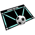 Miniatyrbild 1 av 7: Fotbollsträningsmatta Fotbollssteg Träningsmatta Gummi