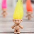 Miniatyrbilde 10 av 10: 10 stk Mini Vintage Troll Lykke Dukke Små Actionfigurer