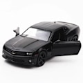 Pikkukuva 1 / 7: 1:36 Painevalettu auto, valtuutetut mallit, tumman musta sarja, hienosti tehty keräilylelu, pienet miniautot, 12,5 cm taskulelu pojille 005M-Bumblebee