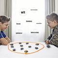 Miniatyrbild 4 av 4: 1-set pussel Magnetspel Schackmagneter Stenar Slagbord Brädspel Sociala[HK] A