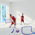 Miniatyrbilde 5 av 5: Hover Hockeysett for Barnleker, Hover Hockey Spill med 2 Mål LED-Lys Luft Hover Ball, Morsom Familie Innendørs Hockey