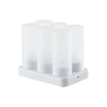 Miniatyrbillede 2 af 3: Genopladelige LED-lys, flammefri LED-fyrfadslys, dekorationer til jul, fester, begivenheder, bryllupper, sæt med (varmt lys)