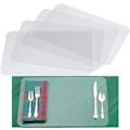 Miniatyrbillede 1 af 5: 12 stk (43X28cm) - Transparente plastunderlag til børn Kitch