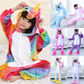 Pikkukuva 2 / 10: Yksisarviskylpytakki lasten pyjama, monivärinen multicolor 140