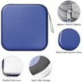 Miniatyrbilde 5 av 5: CD-etui med plass til 40, hardt DVD-etui i plast, blått