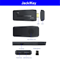 Miniatyrbillede 2 af 5: 2024 Ny 20000+ 4k HDMI TV Videospil Stick Retro Spilkonsol med 2 trådløse controllere 4k Spil Stick 100 % ny