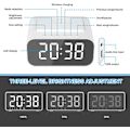 Miniatyrbild 4 av 5: Radioväckarklocka med Bluetooth-högtalare, trådlös laddningsväckarklocka