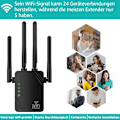 Miniatyrbilde 5 av 8: WLAN-repeater WLAN-forsterker 1200Mbit/s 5GHz & 2.4GHz dual-band W