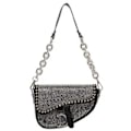 Miniatyrbillede 1 af 6: Dametaske Trend højkvalitets tyk kæde Bright Diamond Luksus Designer Crossbody-tasker Mode Sadeltaske Type Type 4 L21cm W14cm H6cm