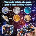 Miniatyrbillede 3 af 7: Magisk Stjerne Cube Infinity Puzzle Legetøj, 3D Hjernevrider til Børn & Voksne, Stress Relief Cube Gaveidé[YD] Kvadrat