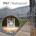 Pikkukuva 2 / 5: 16 kpl vedenpitäviä IP67-upotettavia LED-spotteja terassin ulkovalaistukseen [YDE]
