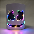 Miniatyrbilde 3 av 5: Marshmellow DJ lysende maske bar atmosfære rekvisita