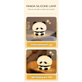 Miniatyrbillede 4 af 5: Sød panda natlampe, LED blød og ny dyr natlampe, fødevarekvalitet silikone