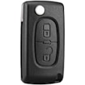 Pikkukuva 1 / 5: Napit Avain Kotelo Yhteensopiva CE0523 Taittuva Flip-Avain Peugeot 207 307 308 407 408 3008 5008 Citroen C2 C3 C4 C5 C6 C8 (2 Napit, CE0523)