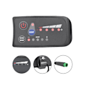 Miniatyrbillede 2 af 5: S810 E-cykelmåler LED-display 36v Ip65 til elcykel Elektrisk cykelmåler 5pin