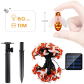 Miniatyrbilde 2 av 5: Hagebi solcelle LED-lyssnor, 6,5 m 30 lys