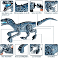 Miniatyrbild 2 av 4: Fjärrkontroll Dinosaur Dinosaur Toy Radiostyrd Robot Dinosaurie med Controller Present för barn Pojkar 3 4 5 6+ år